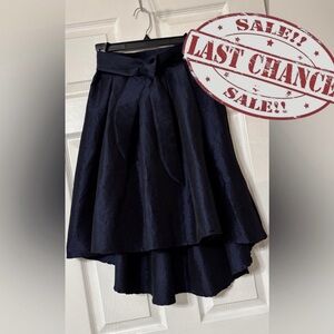 Papermoon Women’s M Midnight Blue Midi Skirt